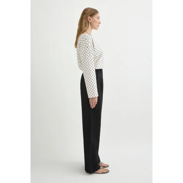 Posse Louis Trouser - Black – sustainable Pants in Black from Australian designer at Luxury Shoes .