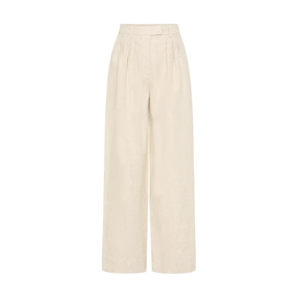 Louis Trouser - Natural by Posse the Label ‚Äì luxury pants in Neutrals available at Luxury Shoes 