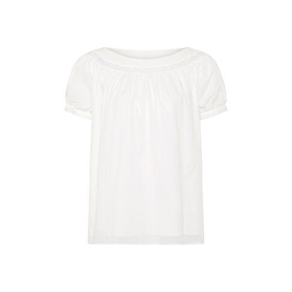 Marilyn Blouse - Vintage White by Posse the Label ‚Äì luxury tops in White available at Luxury Shoes 