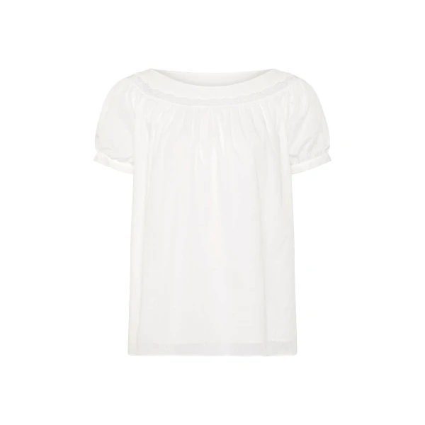 Marilyn Blouse - Vintage White by Posse the Label ‚Äì luxury tops in White available at Luxury Shoes 