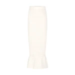 Matilda Column Skirt - Cream by Posse the Label ‚Äì luxury skirts in Ivory available at Luxury Shoes 