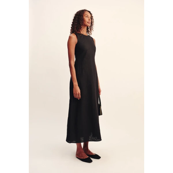 Posse Matilda Dress - Black – sustainable Dresses in Black from Australian designer at Luxury Shoes .