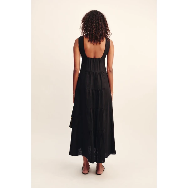 Posse Matilda Dress - Black – sustainable Dresses in Black from Australian designer at Luxury Shoes .