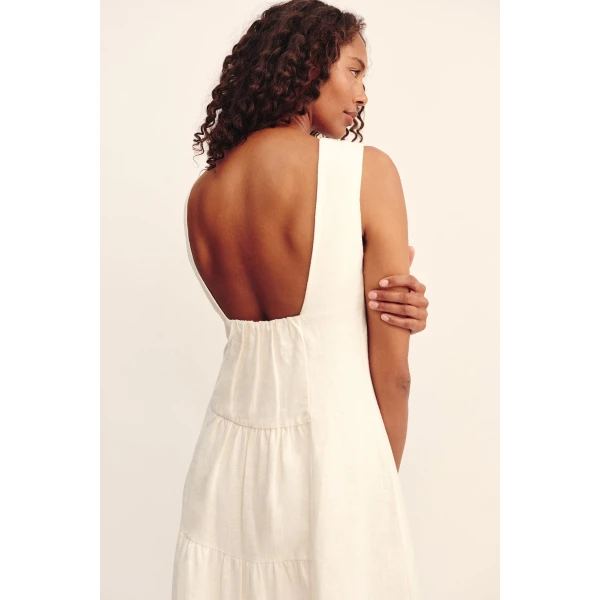 Posse Matilda Dress - Cream – sustainable Dresses in Ivory from Australian designer at Luxury Shoes .