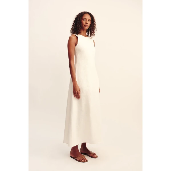 Posse Matilda Dress - Cream – sustainable Dresses in Ivory from Australian designer at Luxury Shoes .