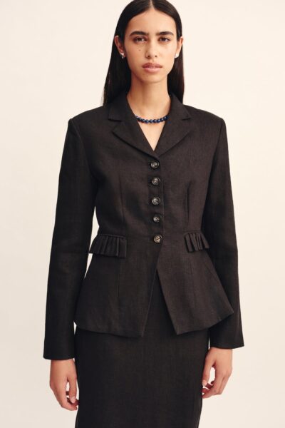 Matilda Jacket - Black by Posse the Label ‚Äì luxury jackets in Black available at Luxury Shoes 