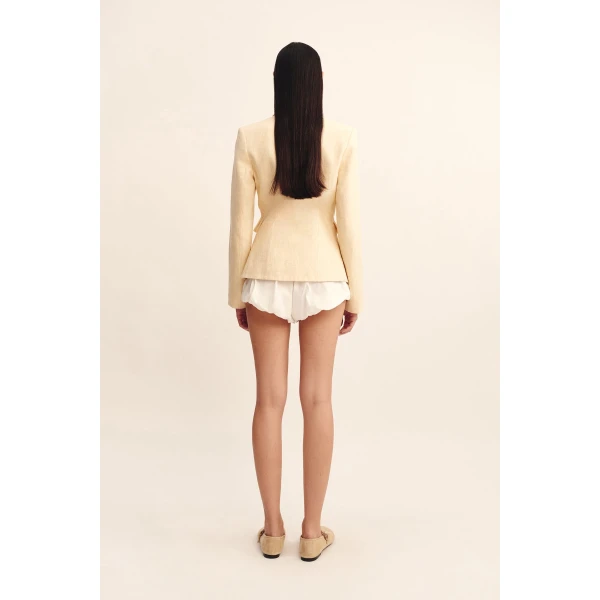 Posse Matilda Jacket - Dusty Citron – sustainable Jackets in Yellow from Australian designer at Luxury Shoes .