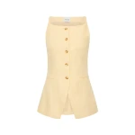 Nancy Gilet - Dusty Citron by Posse the Label ‚Äì luxury jackets in Yellow available at Luxury Shoes 