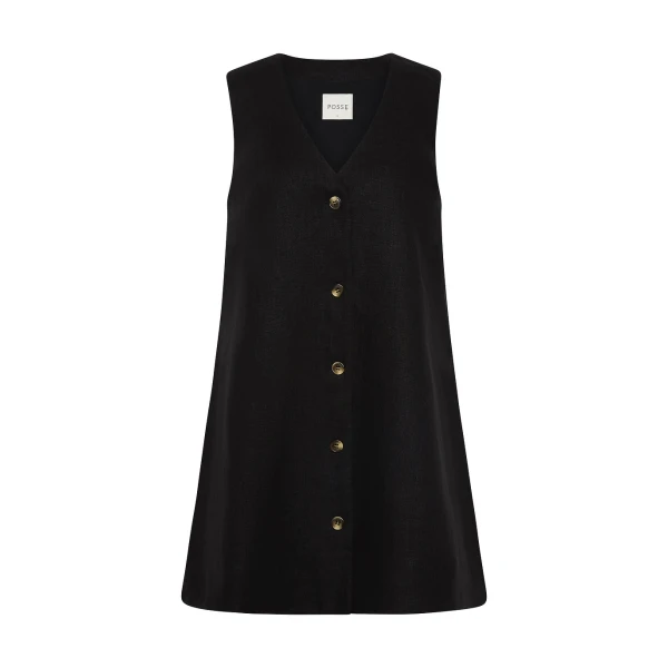 Nancy Mini Dress - Black by Posse the Label ‚Äì luxury dresses in Black available at Luxury Shoes 
