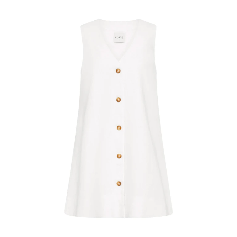 Nancy Mini Dress - Ivory by Posse the Label ‚Äì luxury dresses in Ivory available at Luxury Shoes 