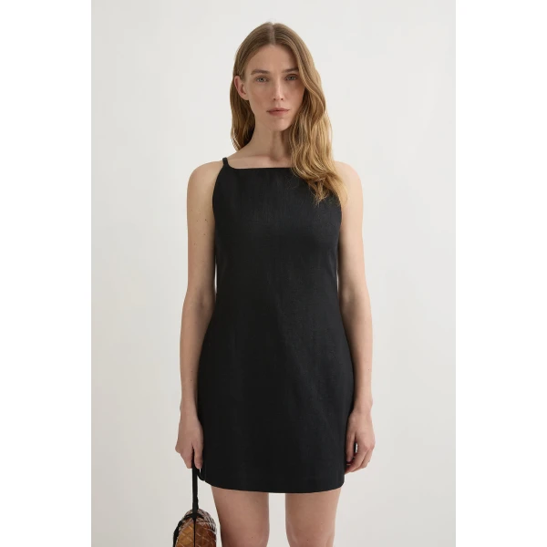 Posse Neve Mini Dress - Black – sustainable Dresses in Black from Australian designer at Luxury Shoes .