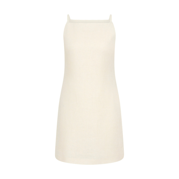 Neve Mini Dress - Cream by Posse the Label ‚Äì luxury dresses in Ivory available at Luxury Shoes 
