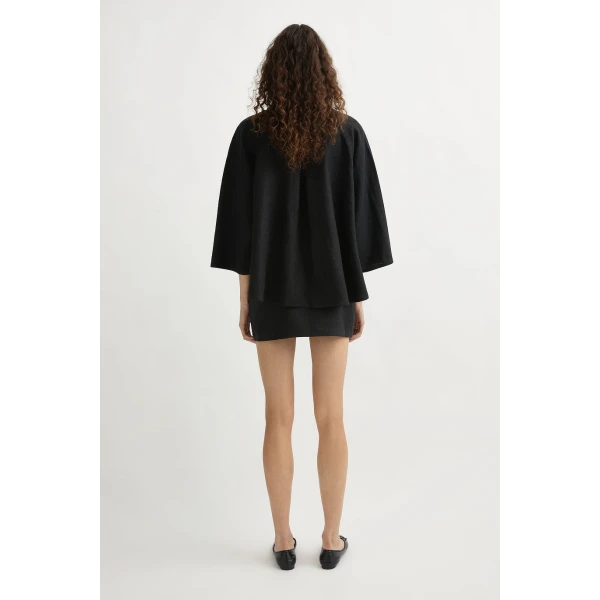 Posse Olivia Blouse - Black – sustainable Tops in Black from Australian designer at Luxury Shoes .