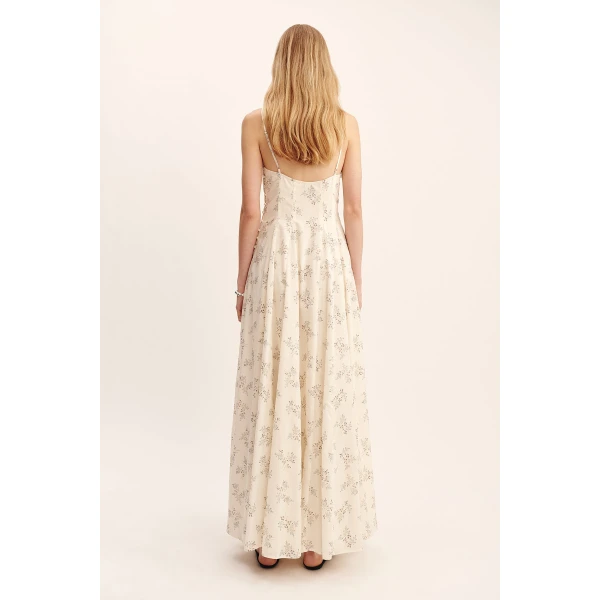 Posse Paloma Maxi Dress - Blue Blooms – sustainable Dresses in Blue from Australian designer at Luxury Shoes .