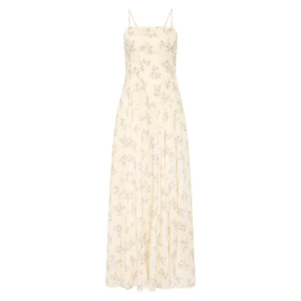 Paloma Maxi Dress - Blue Blooms by Posse the Label ‚Äì luxury dresses in Blue available at Luxury Shoes 