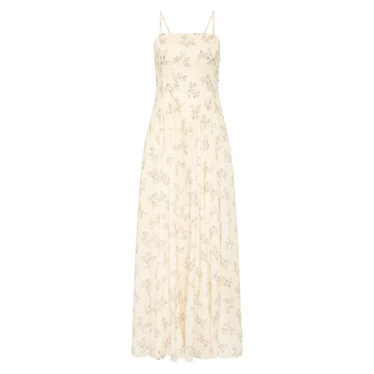 Paloma Maxi Dress - Blue Blooms by Posse the Label ‚Äì luxury dresses in Blue available at Luxury Shoes 