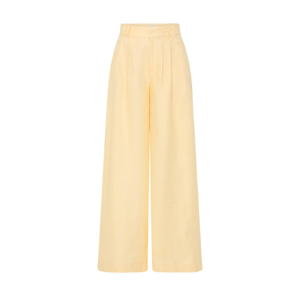 Parker Trouser - Dusty Citron by Posse the Label ‚Äì luxury pants in Yellow available at Luxury Shoes 