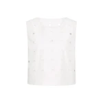 Peggy Top - Vintage White by Posse the Label ‚Äì luxury tops in White available at Luxury Shoes 