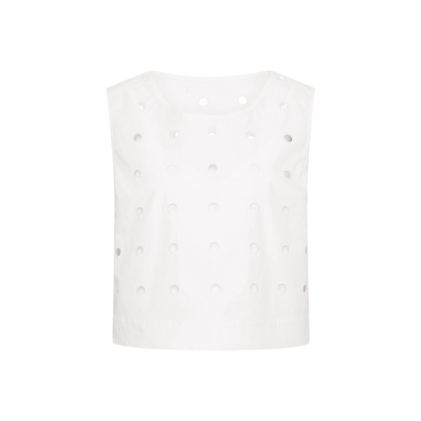 Peggy Top - Vintage White by Posse the Label ‚Äì luxury tops in White available at Luxury Shoes 