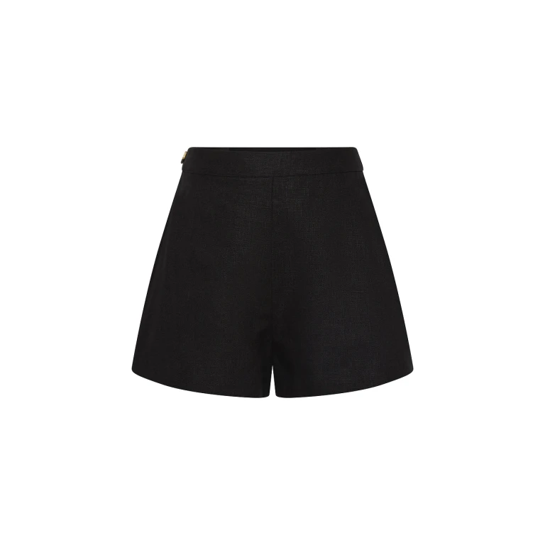 Perri Short - Black by Posse the Label ‚Äì luxury shorts in Black available at Luxury Shoes 
