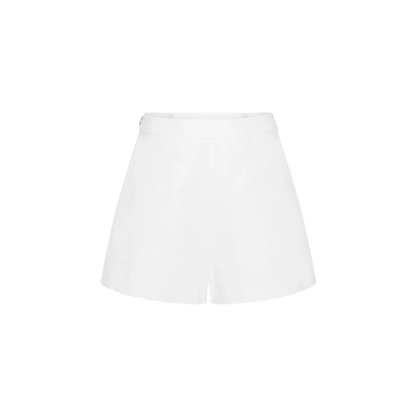 Perri Short - Ivory by Posse the Label ‚Äì luxury shorts in Ivory available at Luxury Shoes 
