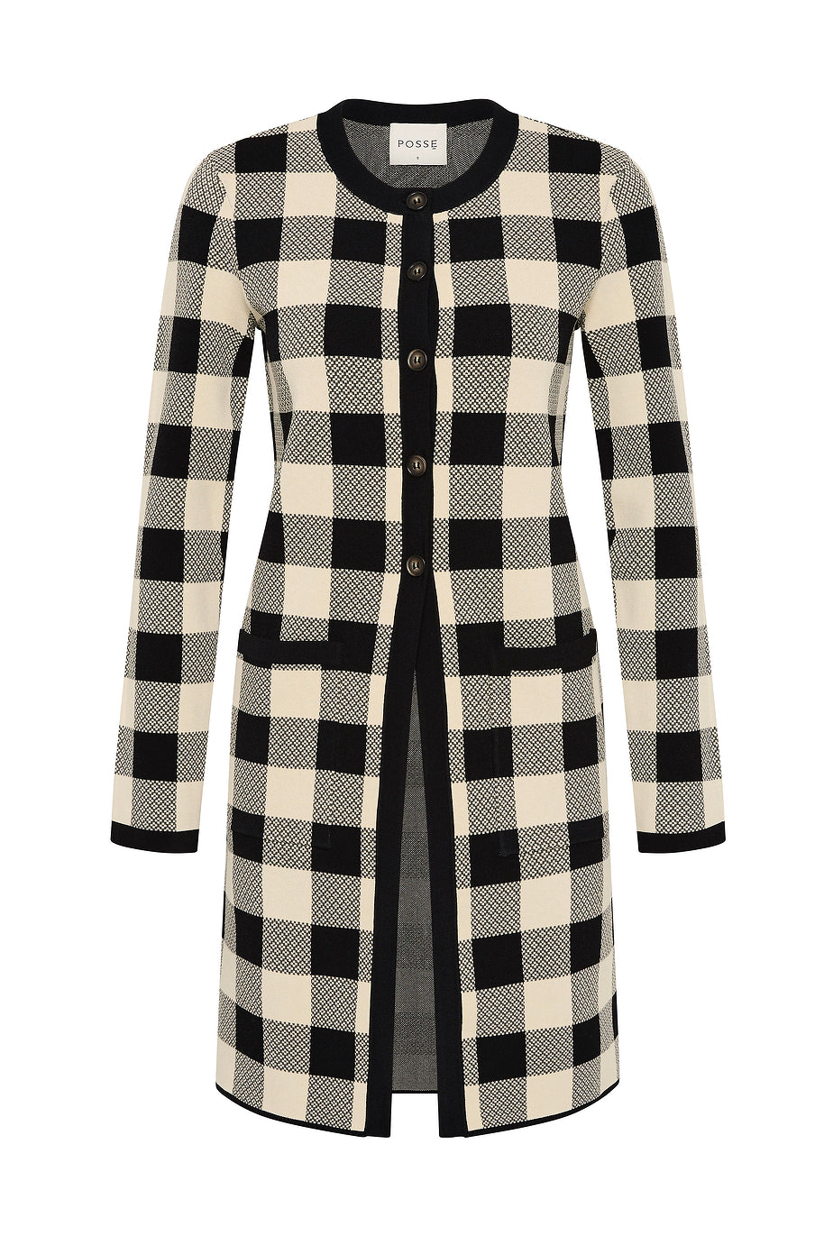 Posse The label Pippa Cardigan – Heritage Plaid