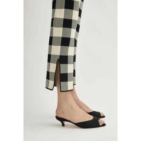 Posse Pippa Pant - Heritage Plaid – sustainable Pants in Multicolour from Australian designer at Luxury Shoes .