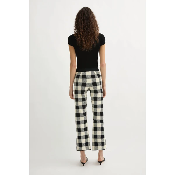 Posse Pippa Pant - Heritage Plaid – sustainable Pants in Multicolour from Australian designer at Luxury Shoes .