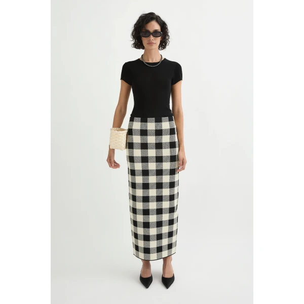 Posse Pippa Skirt - Heritage Plaid – sustainable Skirts in Multicolour from Australian designer at Luxury Shoes .