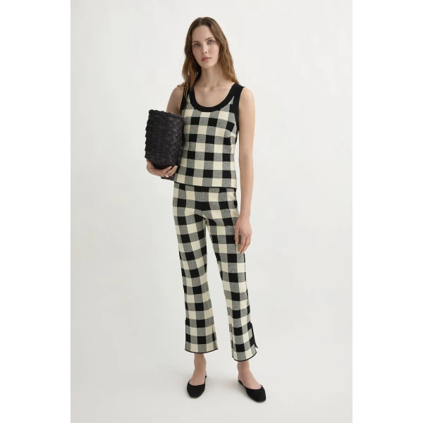 Posse Pippa Top - Heritage Plaid – sustainable Tops in Multicolour from Australian designer at Luxury Shoes .