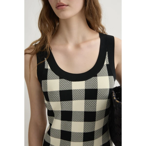 Posse Pippa Top - Heritage Plaid – sustainable Tops in Multicolour from Australian designer at Luxury Shoes .