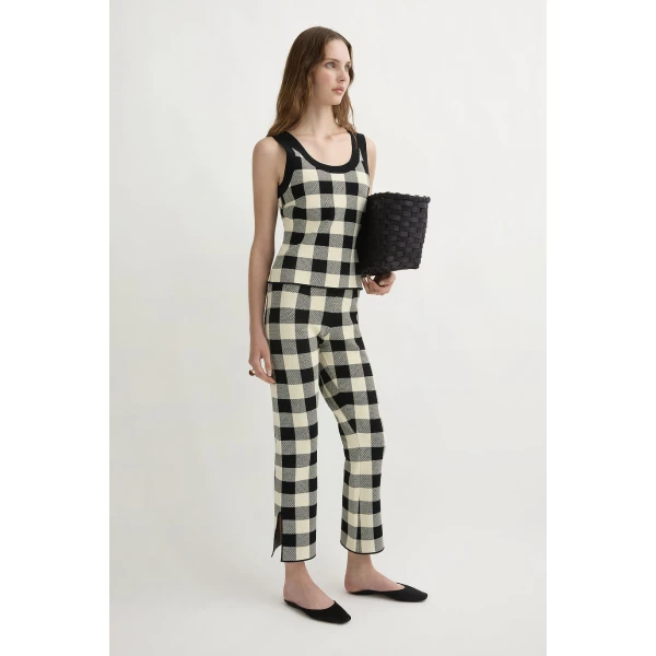 Posse Pippa Top - Heritage Plaid – sustainable Tops in Multicolour from Australian designer at Luxury Shoes .