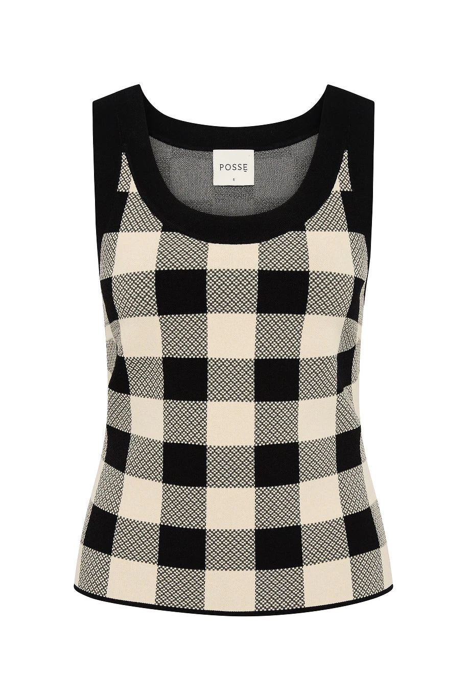 Posse Pippa Top - Heritage Plaid – Minimalist Sustainable Tops | Luxury Shoes Pippa Top - Heritage Plaid by Posse the Label ‚Äì luxury tops in Multicolour available at Luxury Shoes