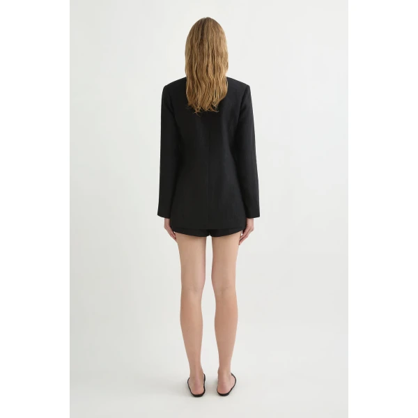 Posse Rio Shift Jacket - Black – sustainable Jackets in Black from Australian designer at Luxury Shoes .