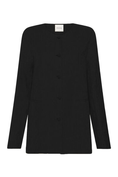 Rio Shift Jacket - Black by Posse the Label ‚Äì luxury jackets in Black available at Luxury Shoes 