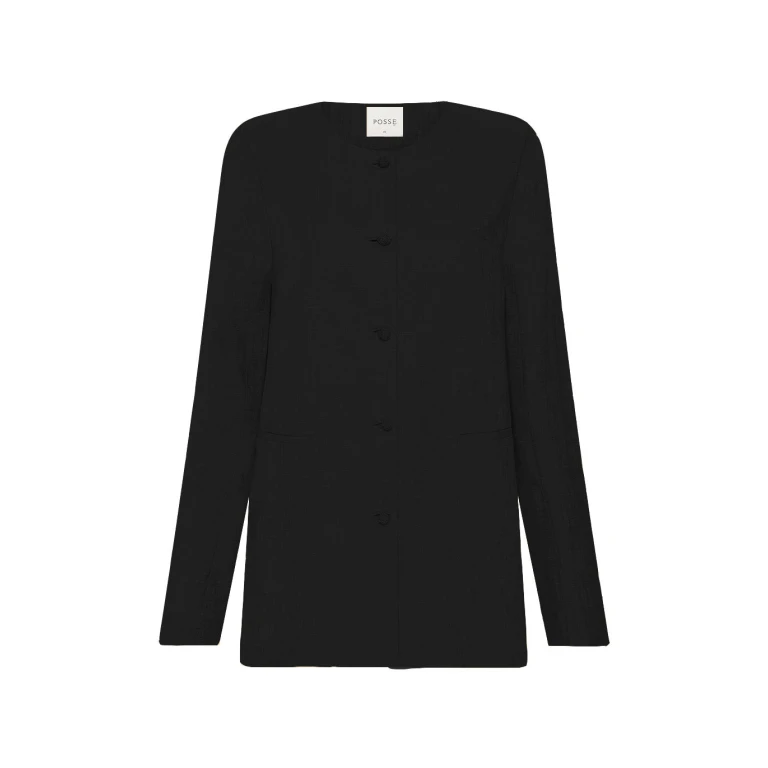 Rio Shift Jacket - Black by Posse the Label ‚Äì luxury jackets in Black available at Luxury Shoes 