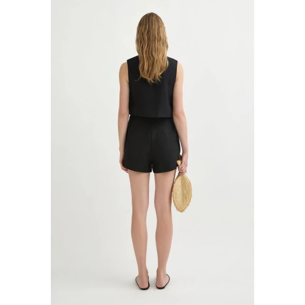 Posse Rio Top - Black – sustainable Tops in Black from Australian designer at Luxury Shoes .