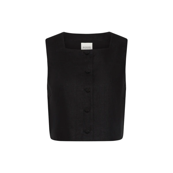 Rio Top - Black by Posse the Label ‚Äì luxury tops in Black available at Luxury Shoes 