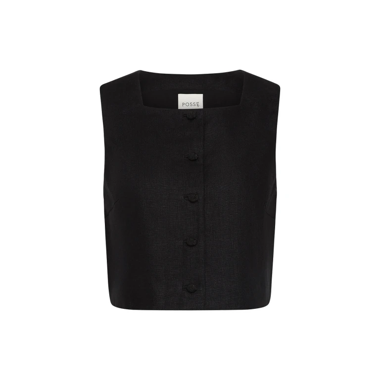Rio Top - Black by Posse the Label ‚Äì luxury tops in Black available at Luxury Shoes 