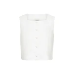 Rio Top - Ivory by Posse the Label ‚Äì luxury tops in Ivory available at Luxury Shoes 