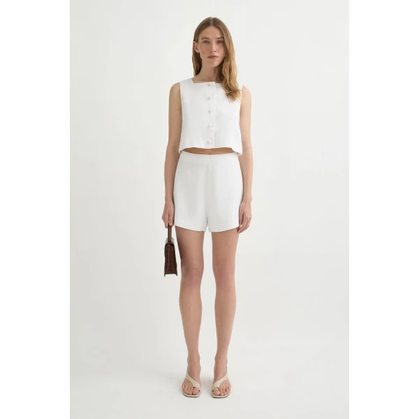 Posse Rio Top - Ivory – sustainable Tops in Ivory from Australian designer at Luxury Shoes .