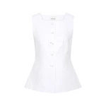 Rio Vest - Ivory by Posse the Label ‚Äì luxury jackets in Ivory available at Luxury Shoes 