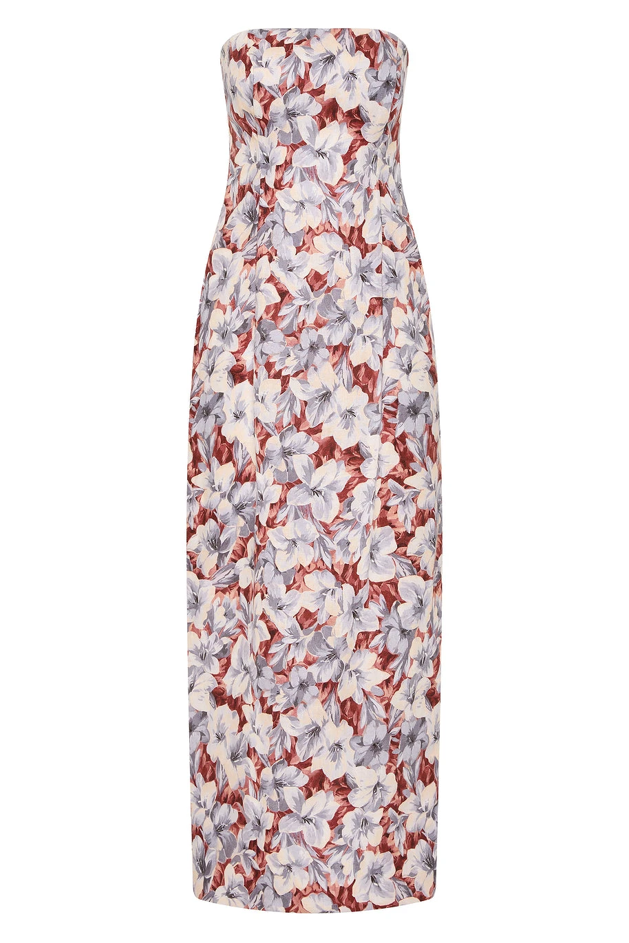 Posse Rosalie Strapless Dress - Lily Garden – Minimalist Sustainable Dresses | Luxury Shoes Rosalie Strapless Dress - Lily Garden by Posse the Label ‚Äì luxury dresses in Multicolour available at Luxury Shoes