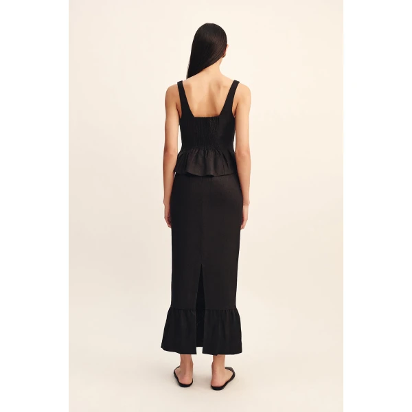 Posse Rosalie Top - Black – sustainable Tops in Black from Australian designer at Luxury Shoes .