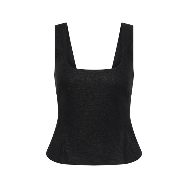 Rosalie Top - Black by Posse the Label ‚Äì luxury tops in Black available at Luxury Shoes 