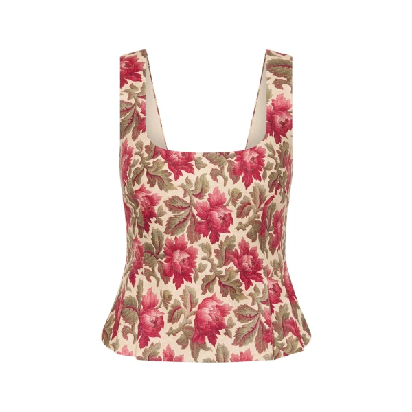 Rosalie Top - Rose Bud by Posse the Label ‚Äì luxury tops in Pink available at Luxury Shoes 