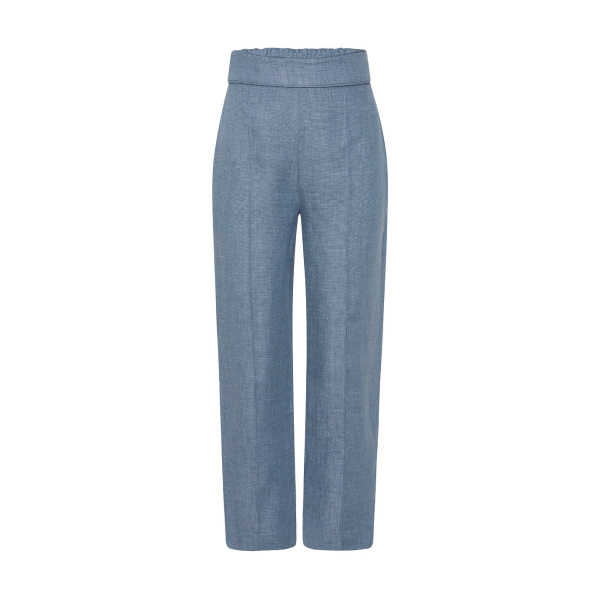 Thea Trouser - Steel Blue by Posse the Label ‚Äì luxury pants in Blue available at Luxury Shoes 