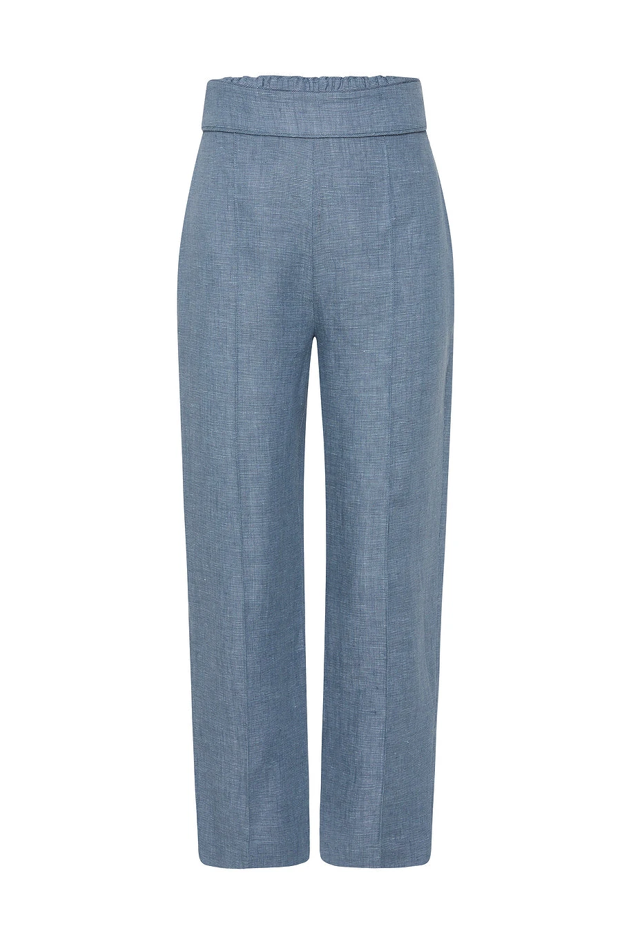 Posse Thea Trouser - Steel Blue – Minimalist Sustainable Pants | Luxury Shoes Thea Trouser - Steel Blue by Posse the Label ‚Äì luxury pants in Blue available at Luxury Shoes