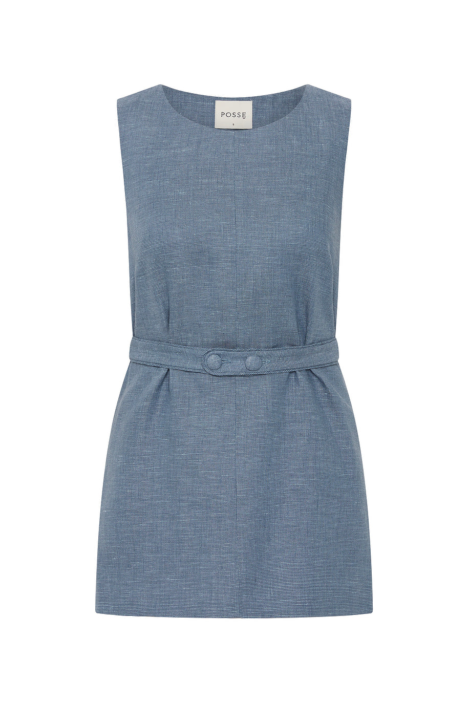 Posse The label Thea Tunic – Steel Blue