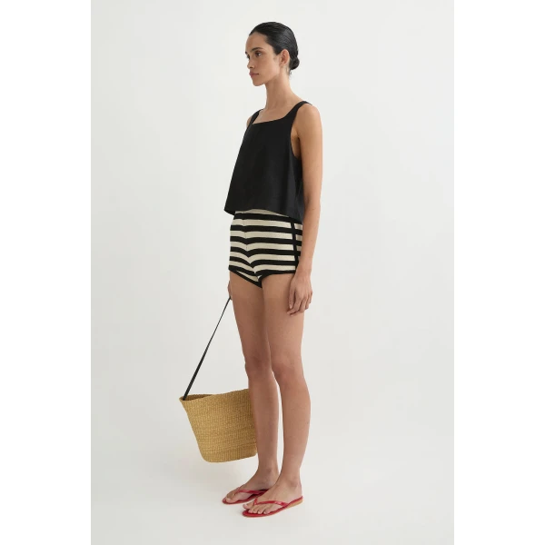Posse Val Top - Black – sustainable Tops in Black from Australian designer at Luxury Shoes .